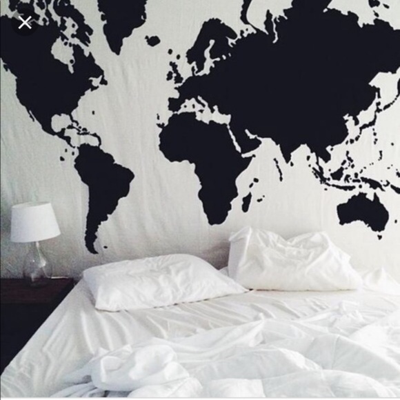 World Map Tapestry from Urban Outfitters - Picture 1 of 4